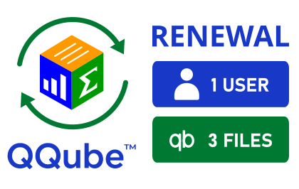 Single-User Edition For 3 QuickBooks Files renewal